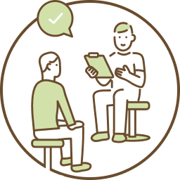 親身なカウンセリング